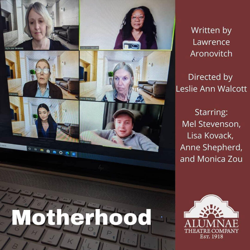 Poster for "Motherhood" New Ideas Festival of Plays 2021